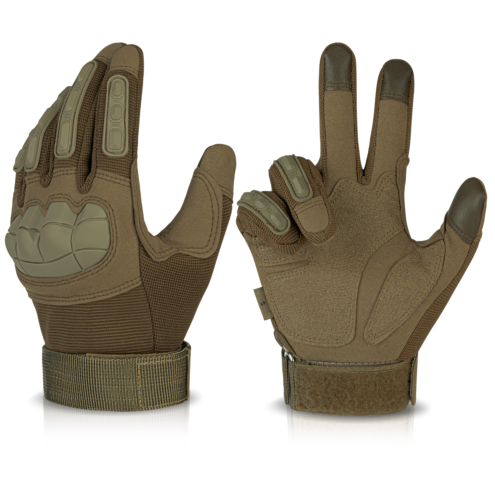 KUMGIM Tactical Gloves for Men Women, Motorcycle Gloves Touchscreen Airsoft Hunting Shooting Gloves 